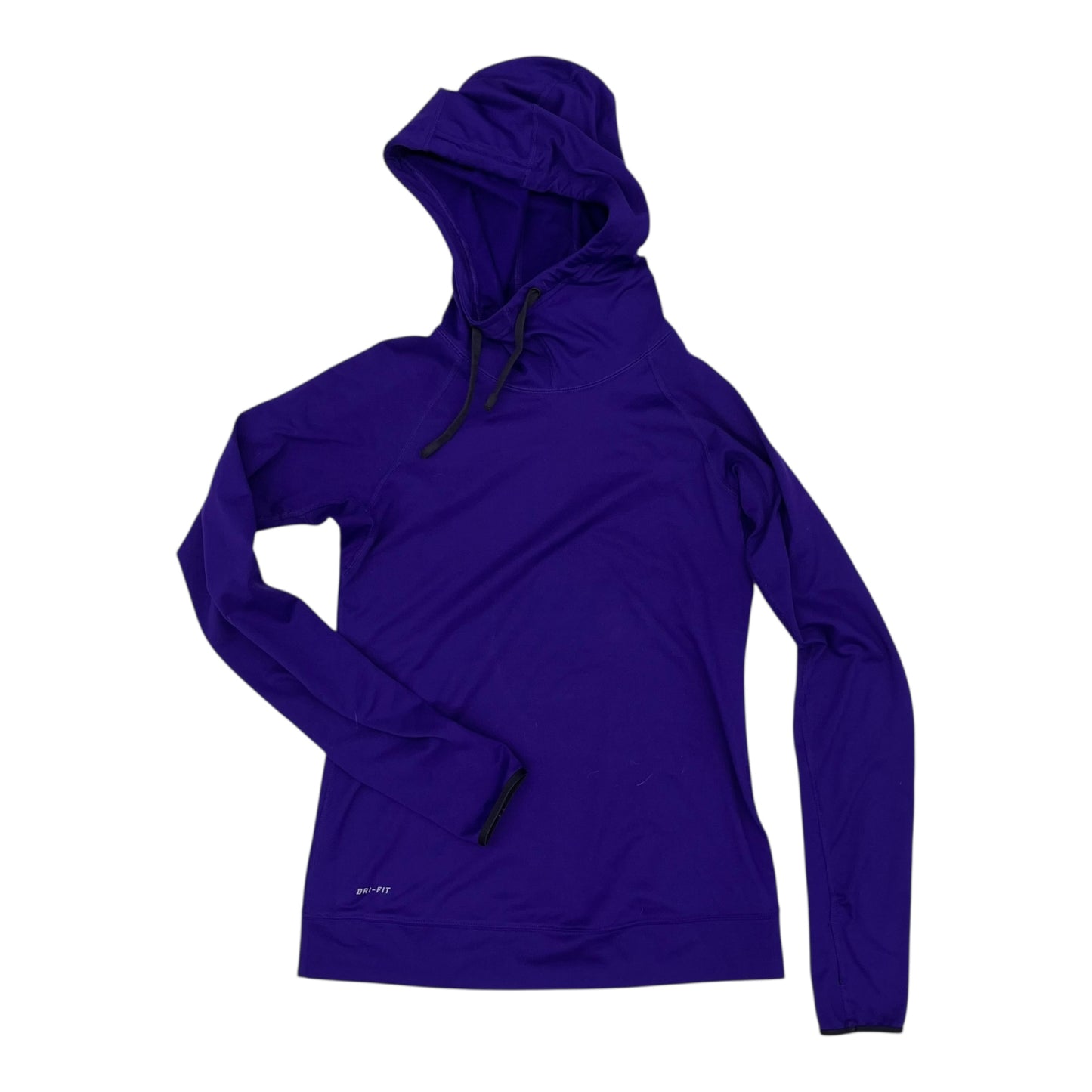 Athletic Sweatshirt Hoodie By Nike In Purple, Size:S