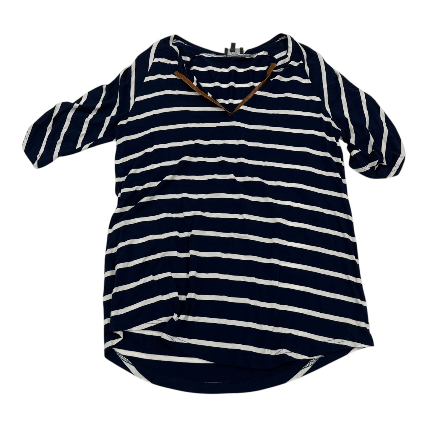 Top 3/4 Sleeve By Market & Spruce In Blue, Size:M