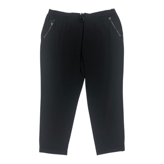 Pants Joggers By Susan Graver In Black, Size:2X
