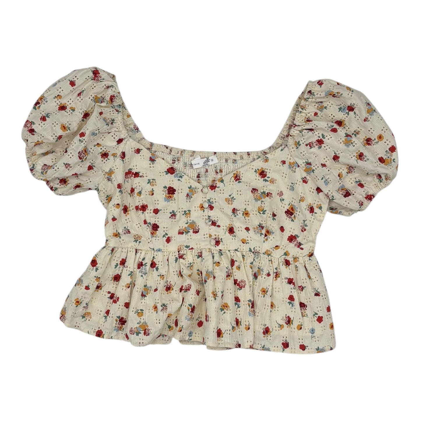 Blouse Ss By Altard State In Cream, Size:S