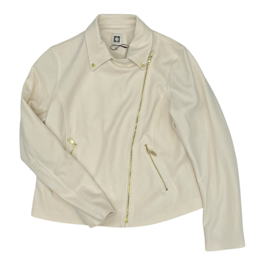 Jacket Other By Anne Klein In Cream, Size:L