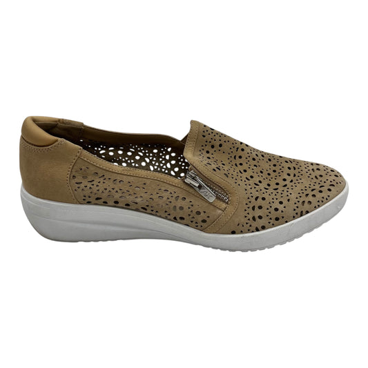 Shoes Flats By Anne Klein In Brown, Size:9.5