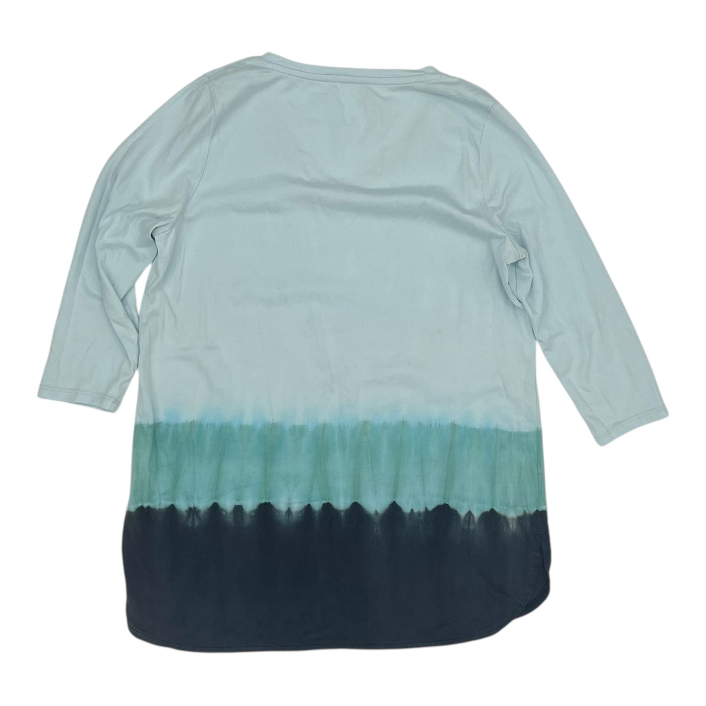 Top 3/4 Sleeve By Pure Jill In Blue, Size:Xs