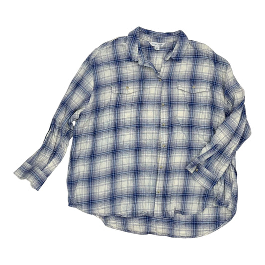 Top Ls By Old Navy In Plaid Pattern, Size:2X