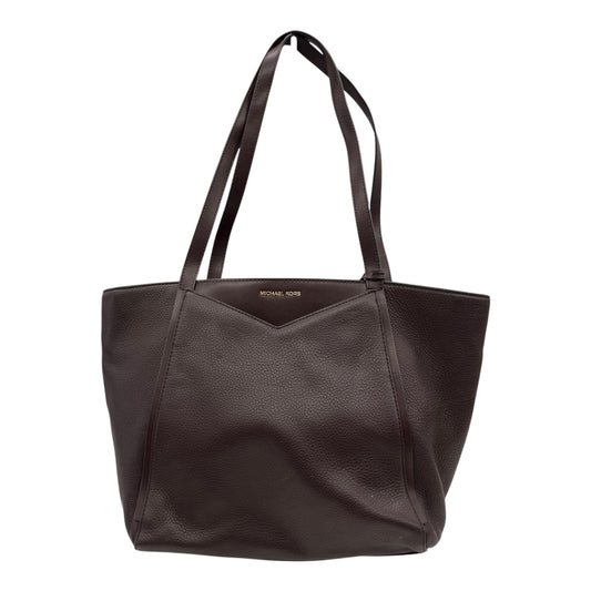 Handbag Designer By Michael Kors In Brown, Size:Large