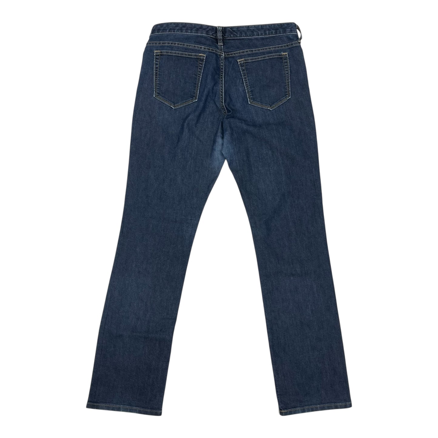 Jeans Straight By Banana Republic In Blue Denim, Size:12