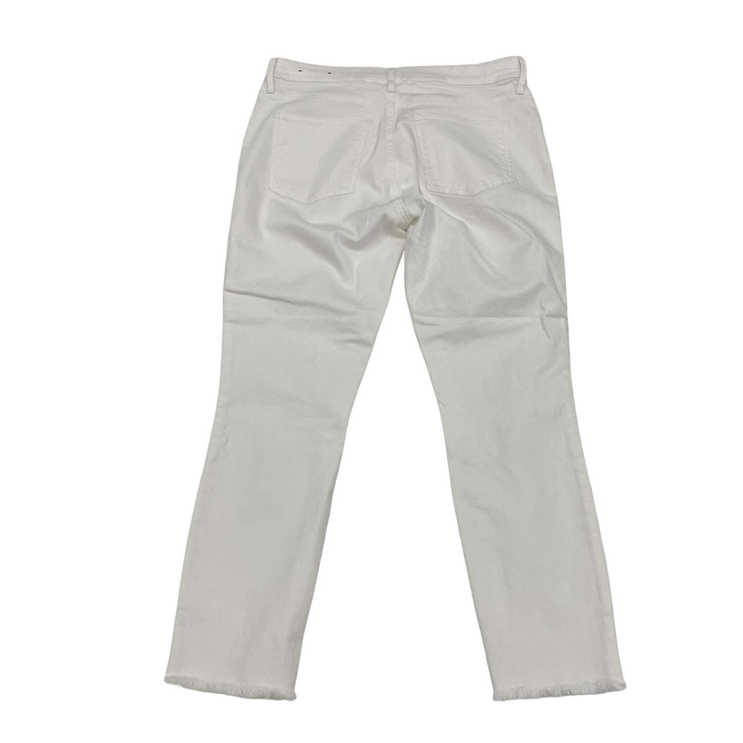 WHITE DENIM JEANS SKINNY by ANN TAYLOR Size:6