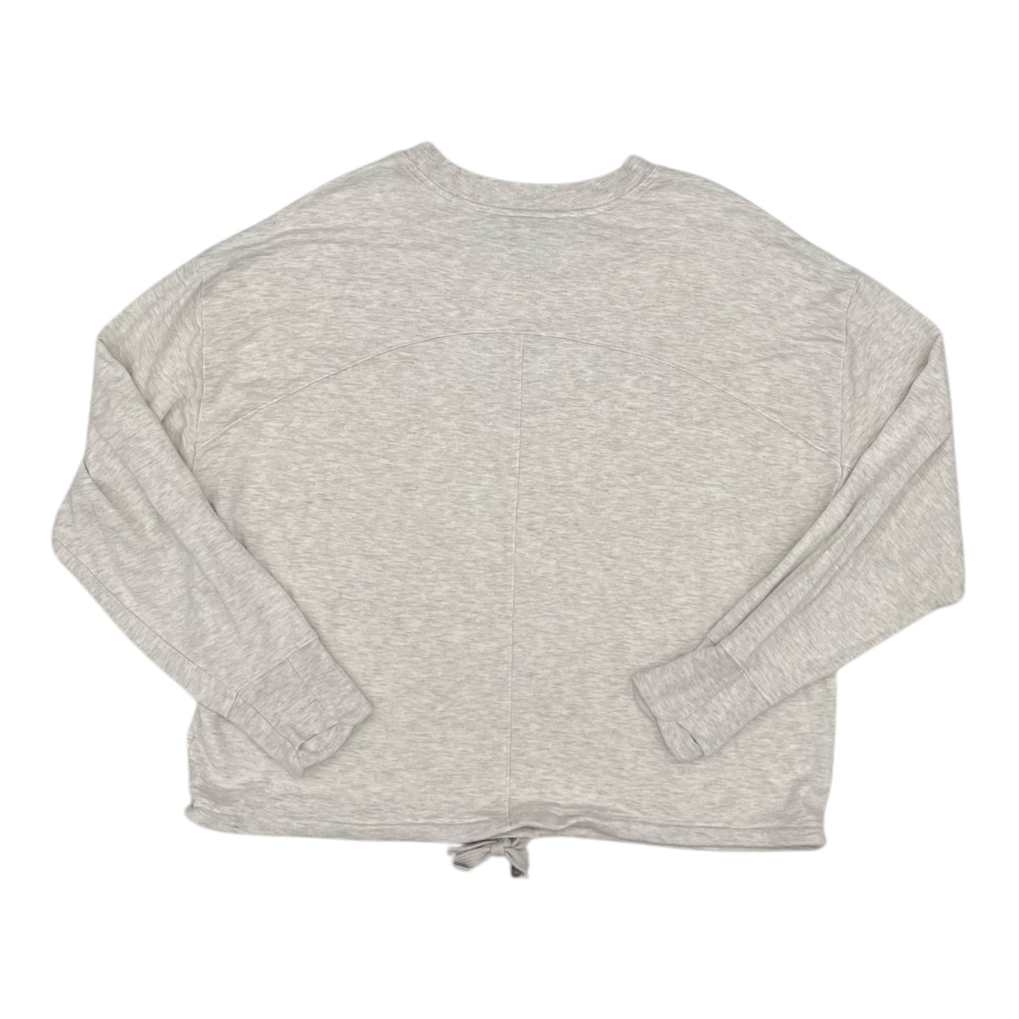 Athletic Top Ls Crewneck By Athleta In Cream, Size:Xl