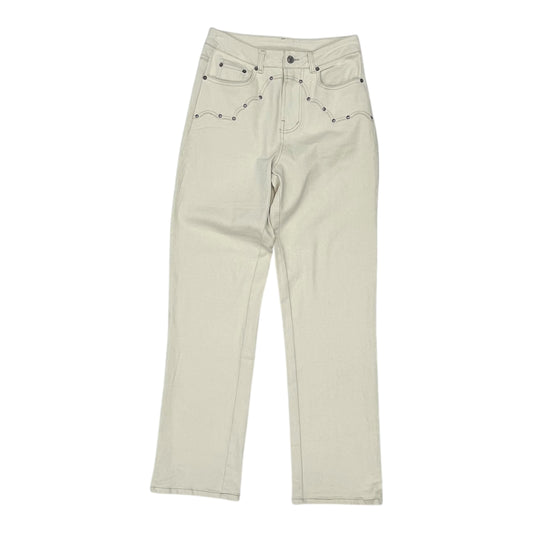 Jeans Straight By Blue B In Cream, Size:S