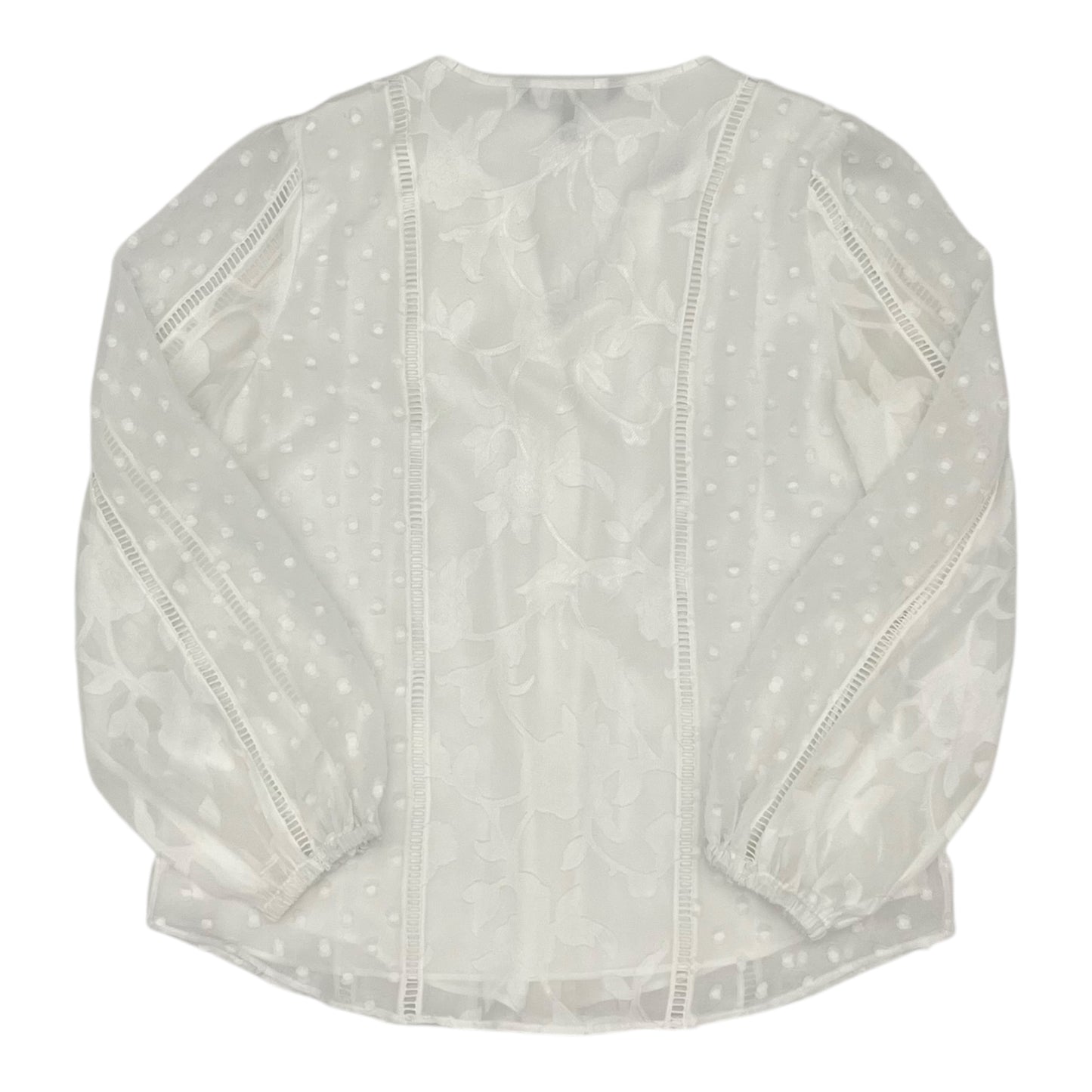 Blouse Ls By White House Black Market In White, Size:S