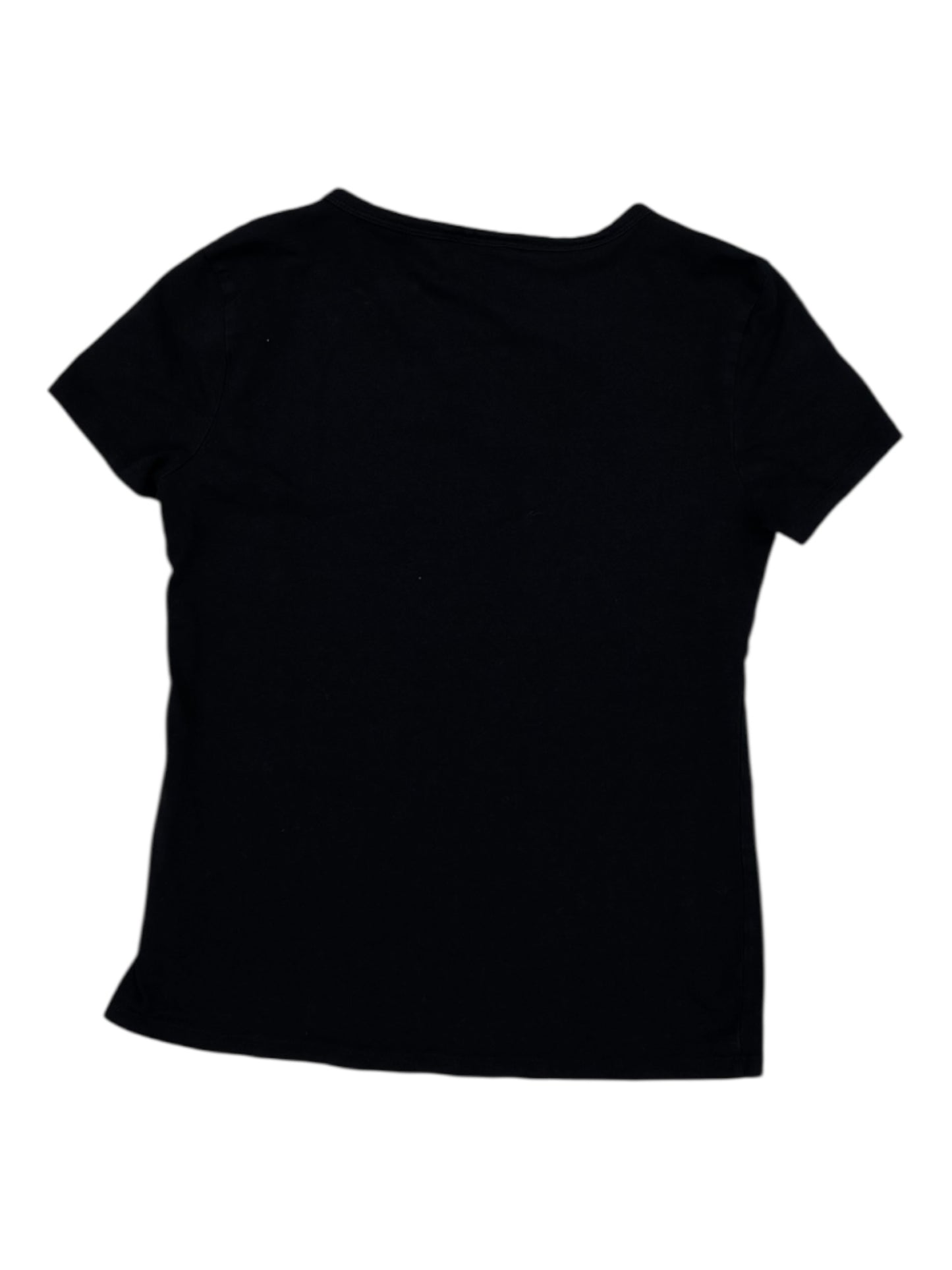 Top Ss Basic By H&M In Black, Size:M