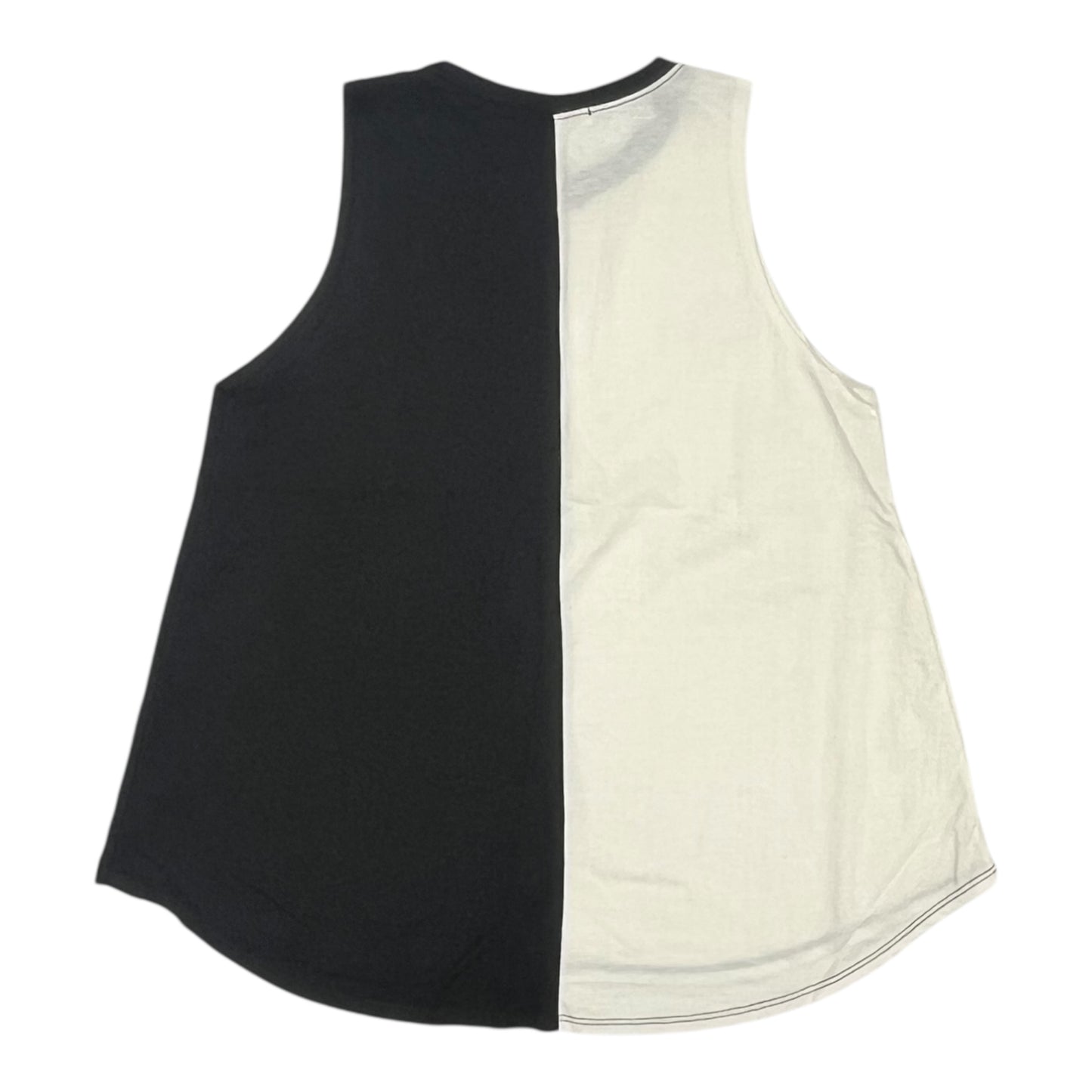 Top Sleeveless By Tres Bien In Black & White, Size:S