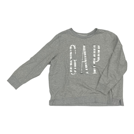 Sweatshirt Crewneck By Gap In Grey, Size:Xxl