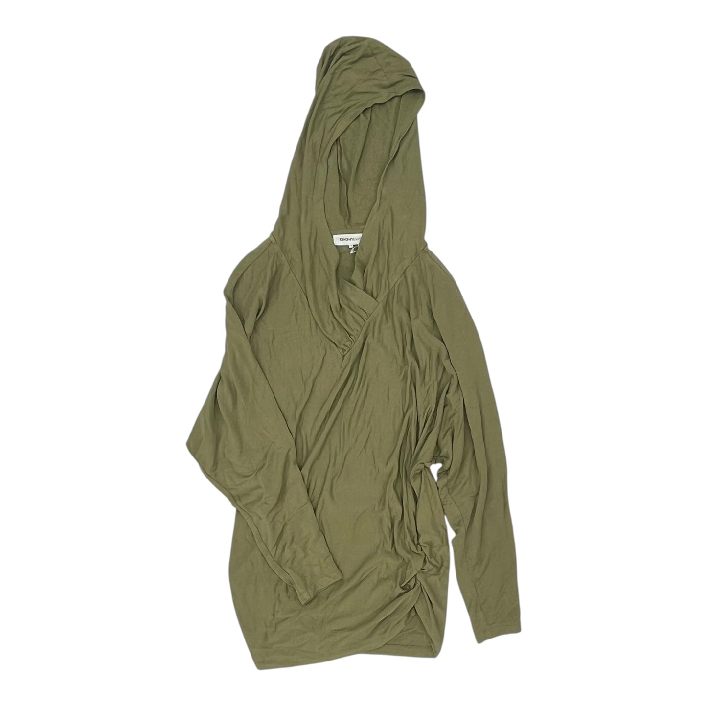 Top Ls Basic By Dkny In Green, Size:S