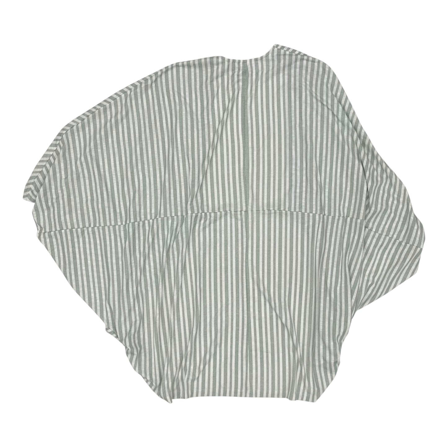 Kimono By Clothes Mentor In Green & White, Size:1X