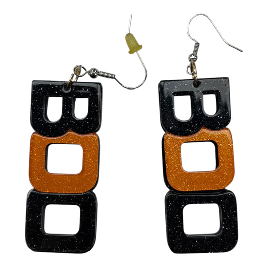 EARRINGS DANGLE/DROP by    CLOTHES MENTOR In BLACK & ORANGE