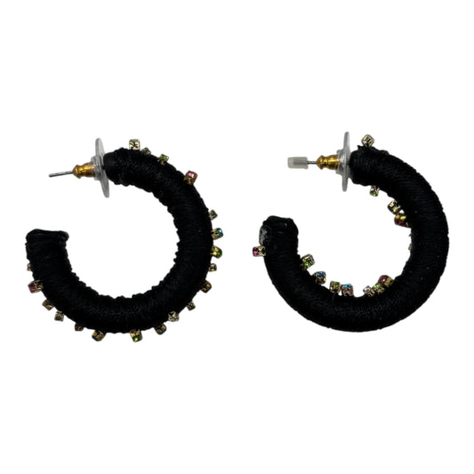 EARRINGS HOOP by    CLOTHES MENTOR In BLACK