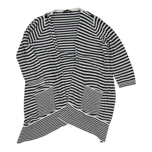 Cardigan By Limited In Blue & Cream, Size:S