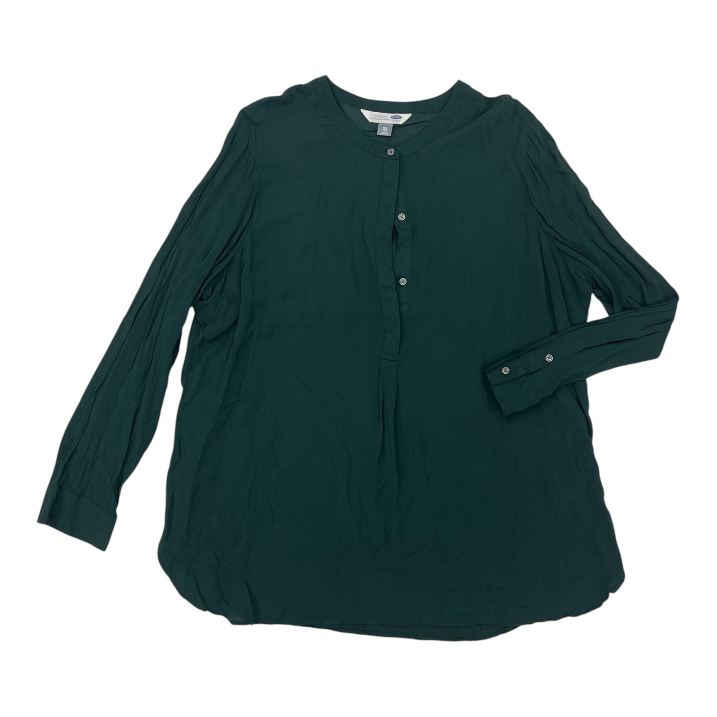 Blouse Ls By Old Navy In Green, Size:Xxl