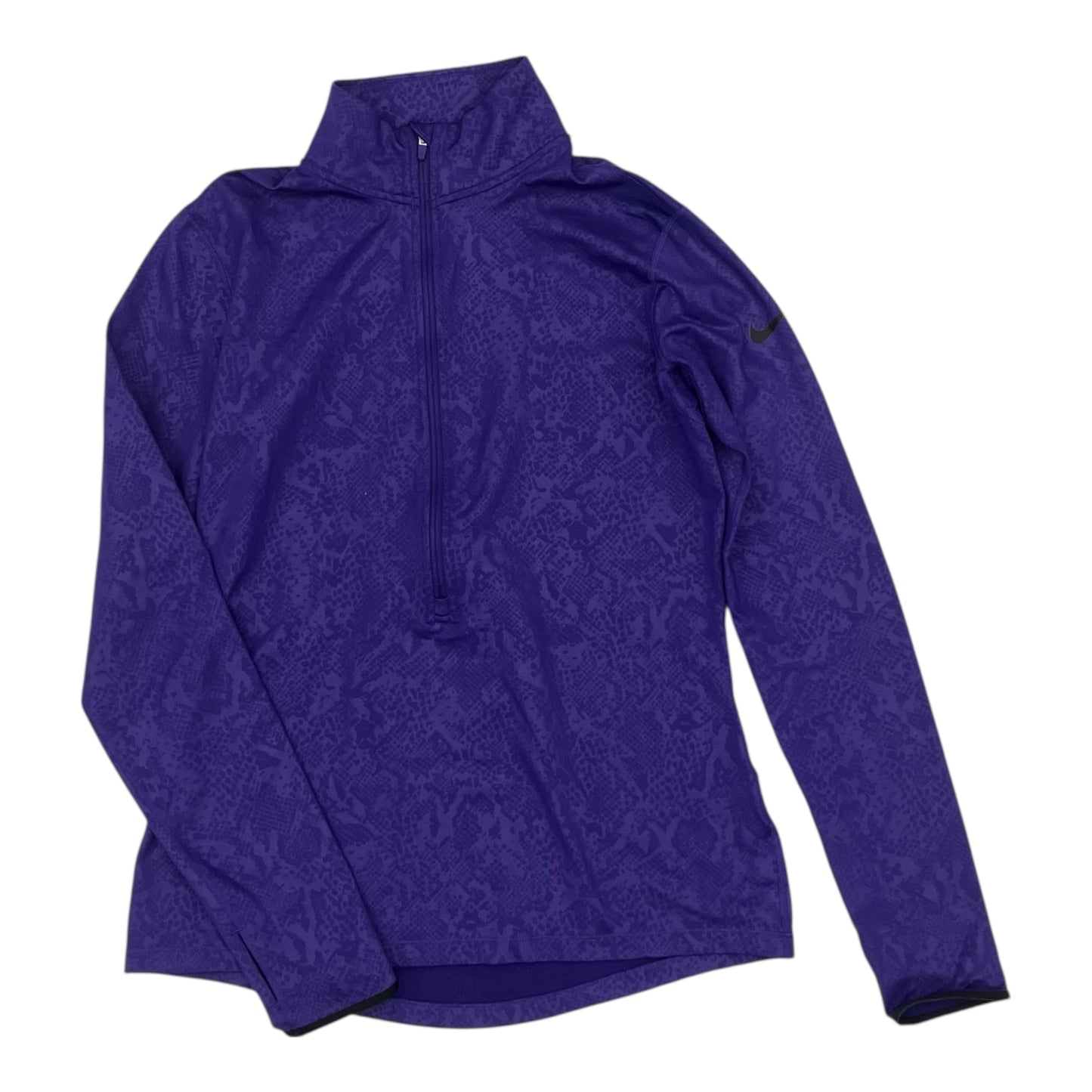 Athletic Jacket By Nike In Purple, Size:L
