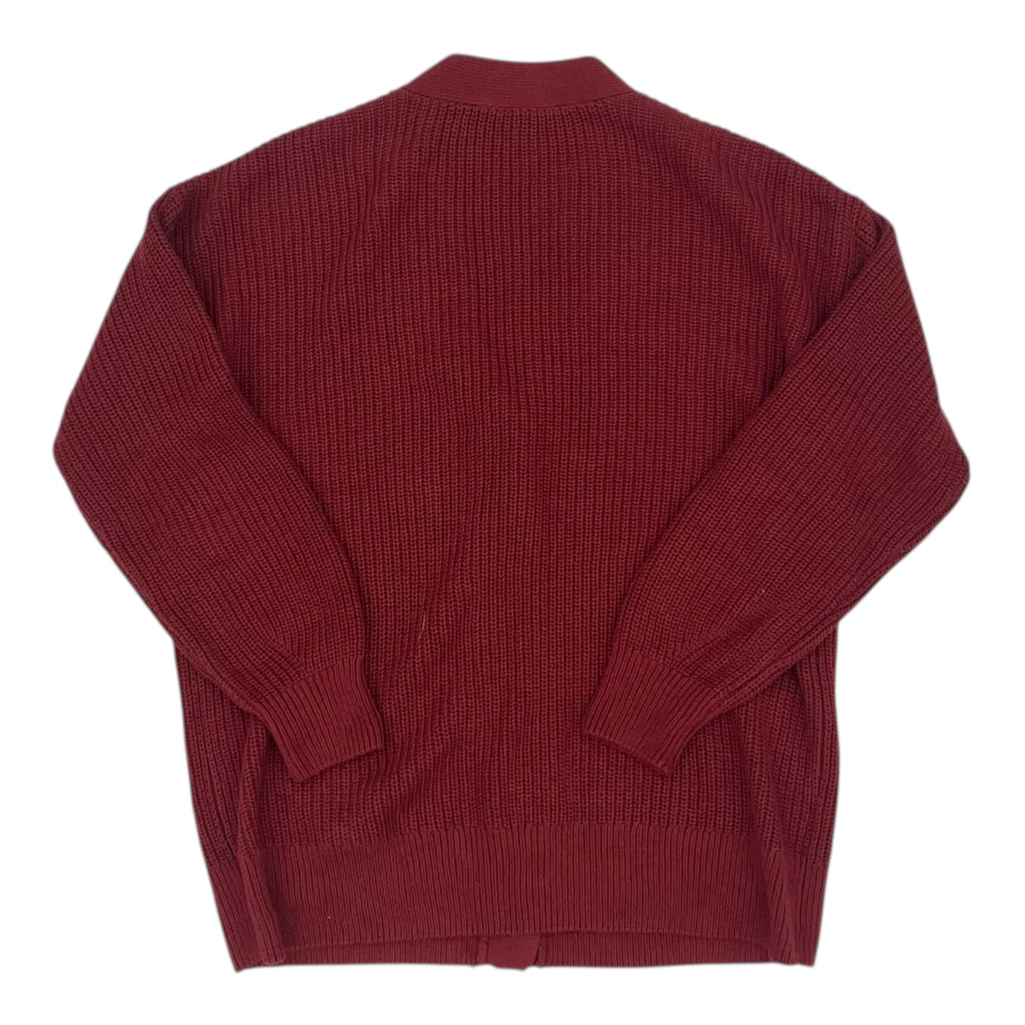 Sweater Cardigan By Loft In Cream, Size:M