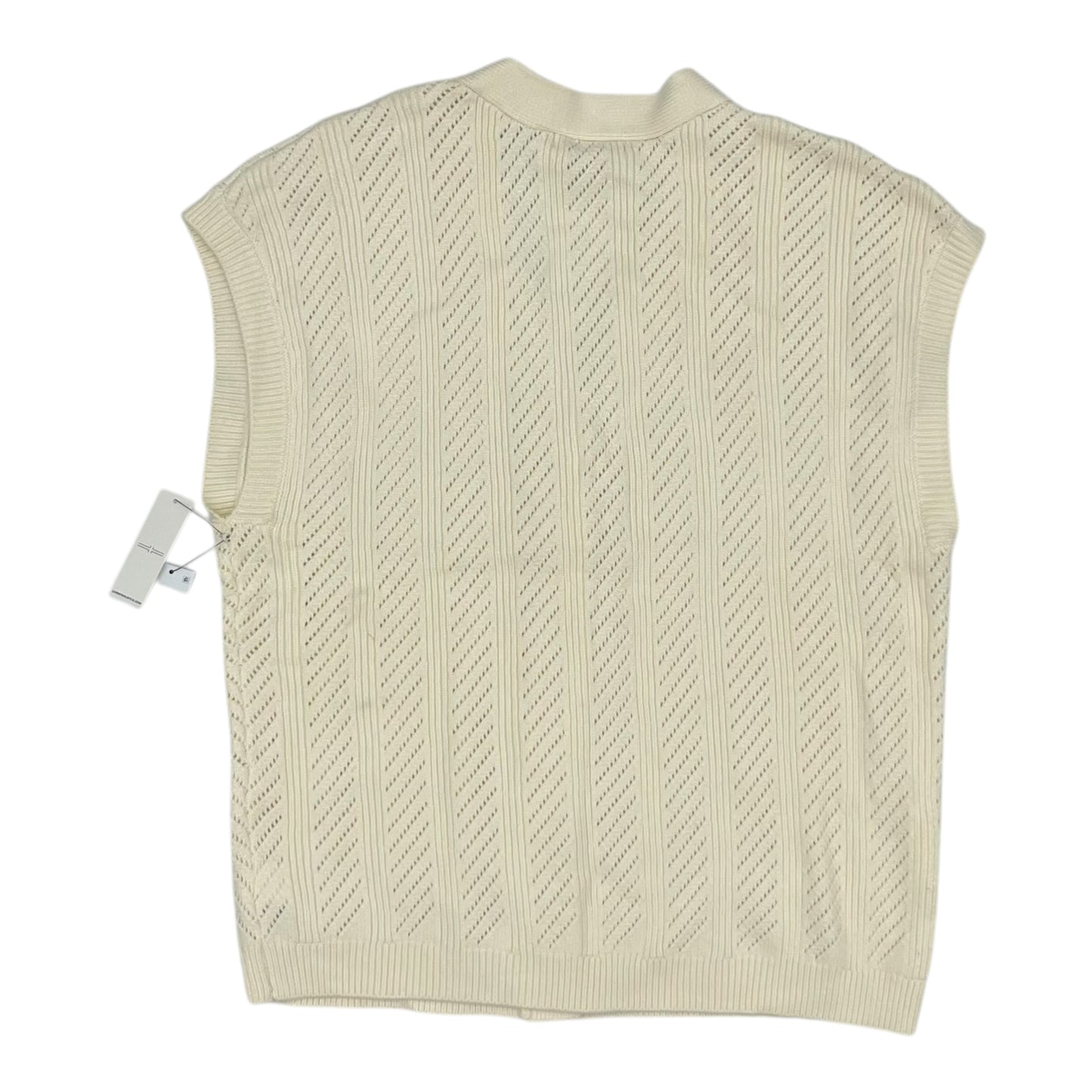 Sweater Cardigan By Liverpool In Cream, Size:M