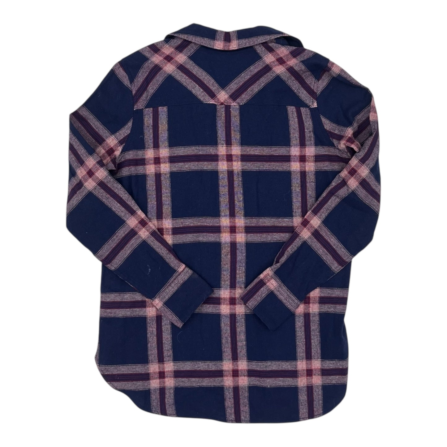 Blouse Ls By Woolrich In Blue & Red, Size:S