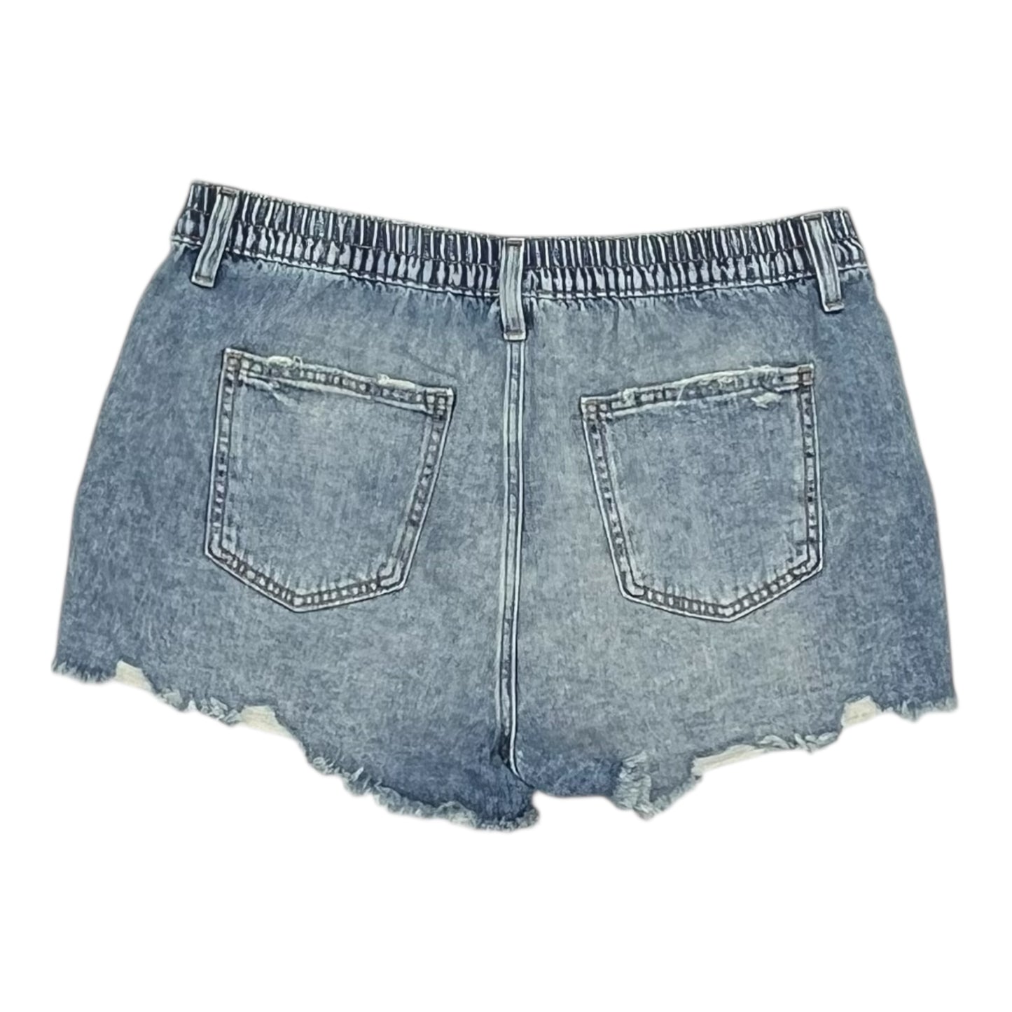 Shorts By Aerie In Blue Denim, Size:L