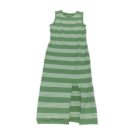 GREEN DRESS CASUAL MIDI by CLOTHES MENTOR Size:S