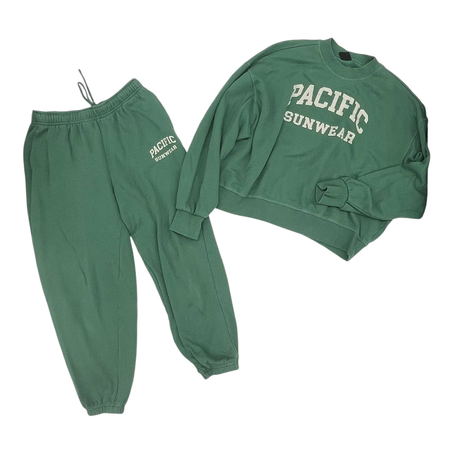 Lounge Set Pants By Pacsun In Green, Size:S