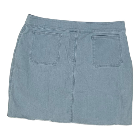 Skirt Mini & Short By Ruby Rd In Blue Denim, Size:16