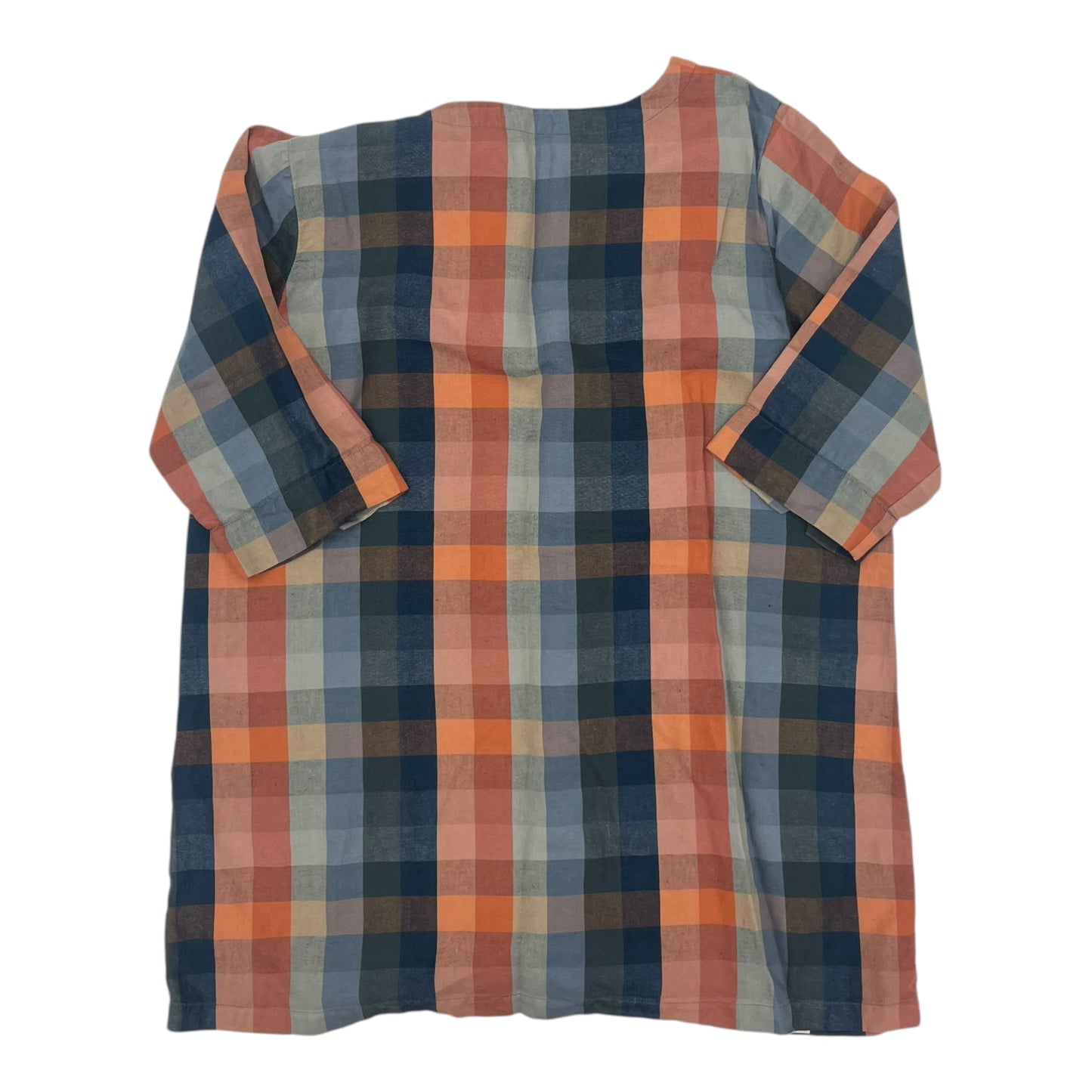 Dress Casual Midi By Clothes Mentor In Plaid Pattern, Size:3