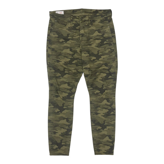 Jeans Skinny By Gap In Green Denim, Size:18