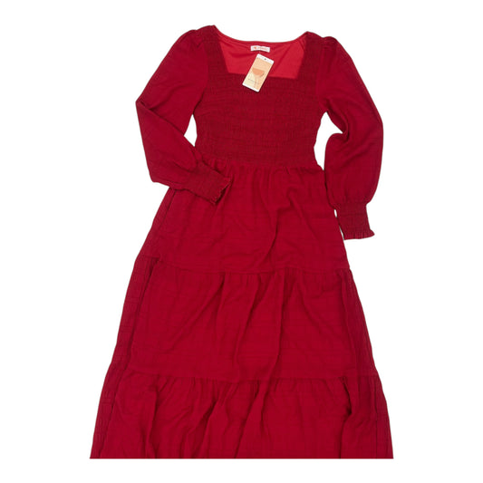Dress Casual Maxi By Kirundo In Red, Size:M