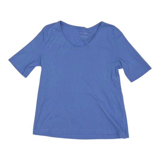 Top Ss Basic By Talbots In Blue, Size:L