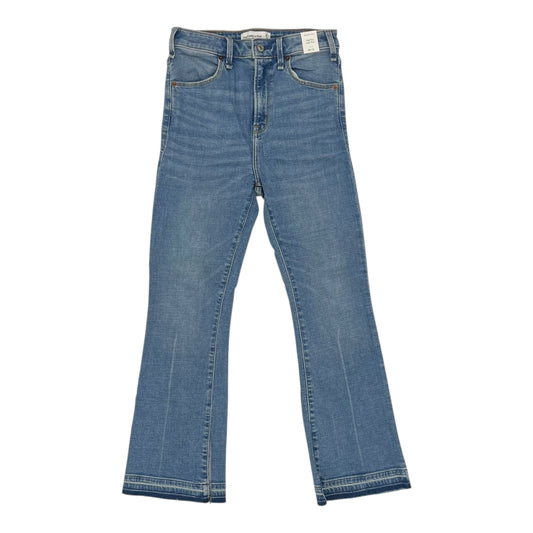 Jeans Flared By Abercrombie And Fitch In Blue Denim, Size:2