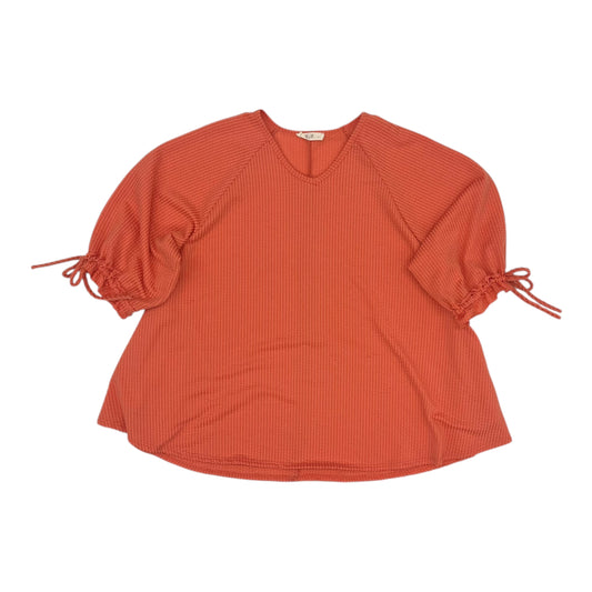 Top 3/4 Sleeve By jade by Jane In Orange, Size:S