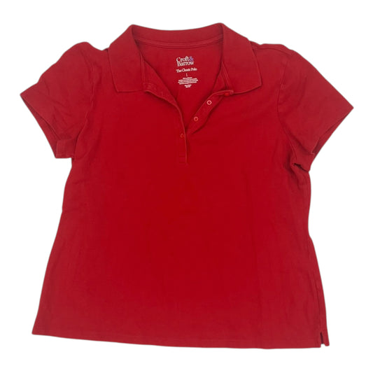 Top Ss By Croft And Barrow In Red, Size:L