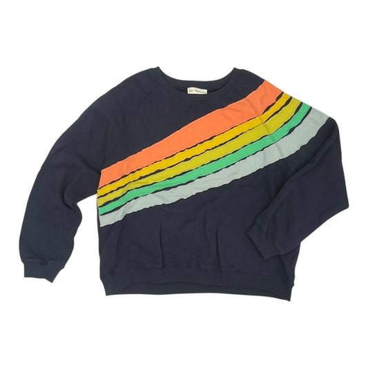Sweatshirt Crewneck By By Together In Navy, Size:L