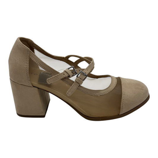 SHOES HEELS BLOCK by TORRID In TAN, Size: 8.5
