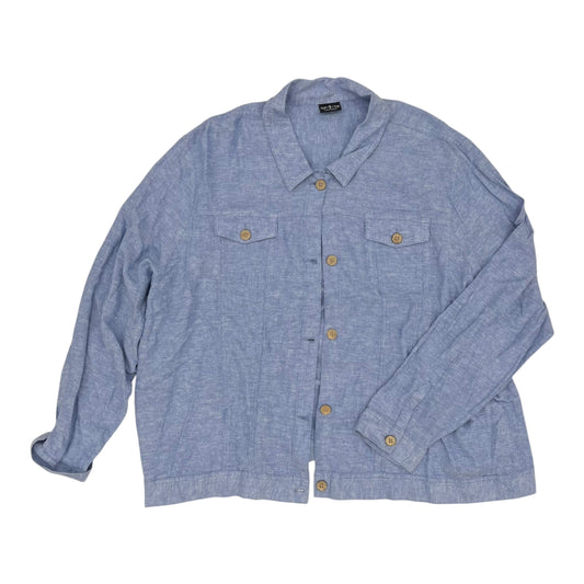 Top Ls By Clothes Mentor In Blue, Size:3X