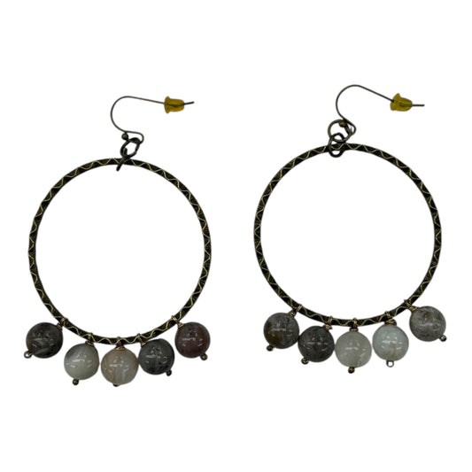EARRINGS DANGLE/DROP by    CLOTHES MENTOR In GOLD & GREY