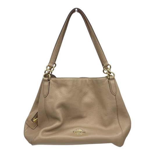 Handbag Designer By Coach In Brown, Size:Medium