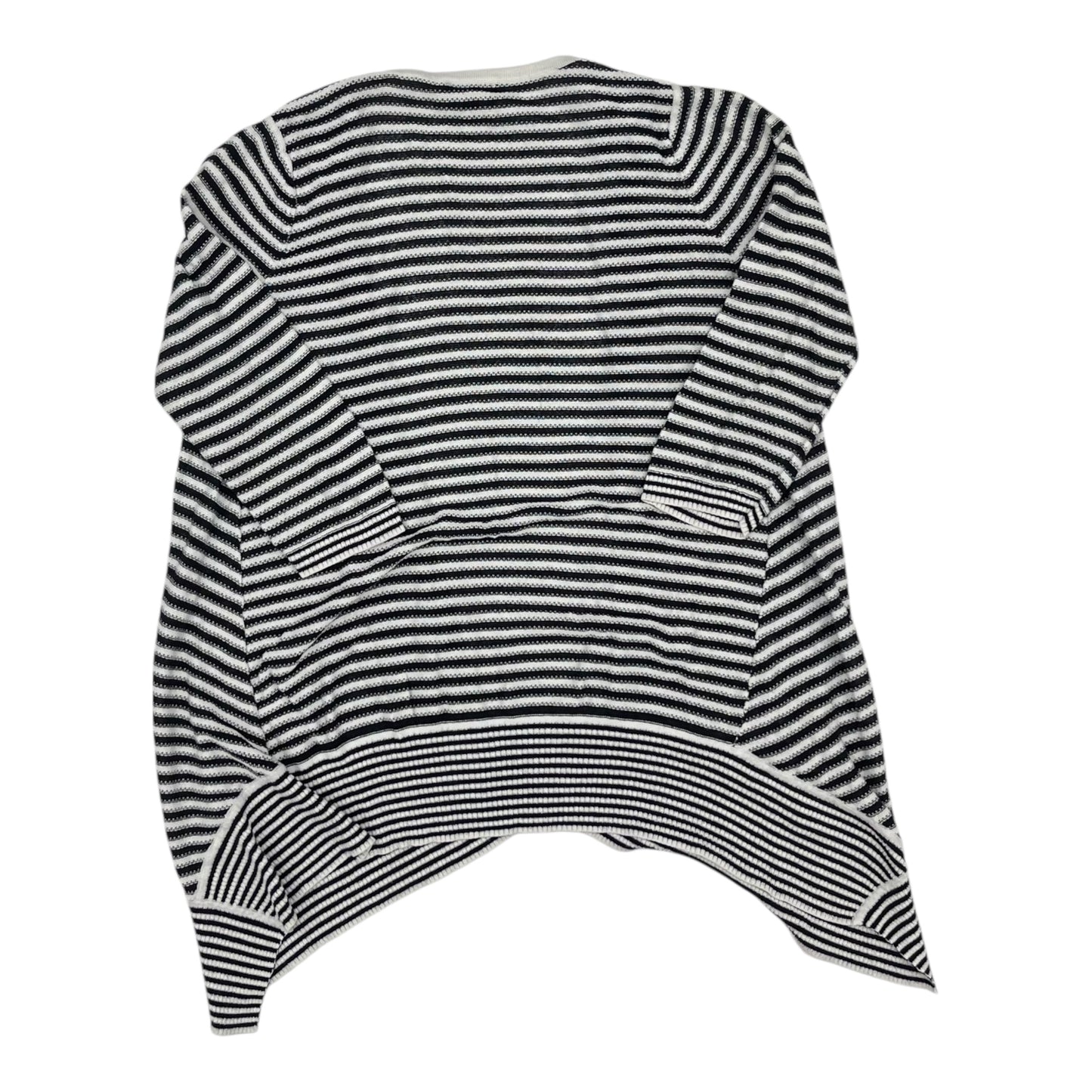 Cardigan By Limited In Blue & Cream, Size:S