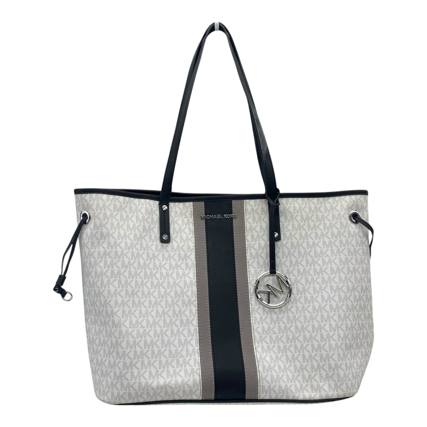 Handbag Designer By Michael Kors In Cream, Size:Large