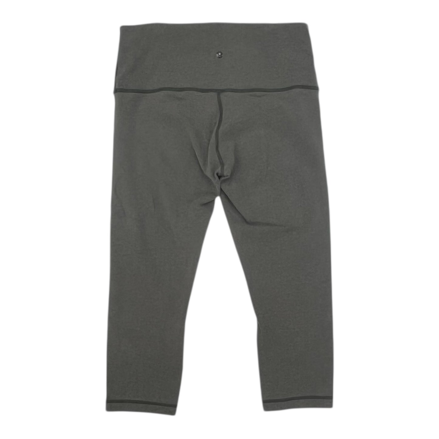 Athletic Leggings Capris By Lululemon In Green, Size:L