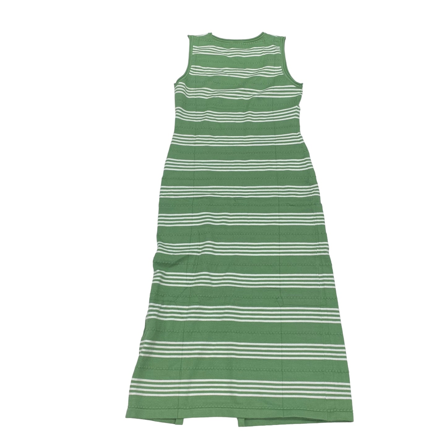 GREEN DRESS CASUAL MIDI by CLOTHES MENTOR Size:S