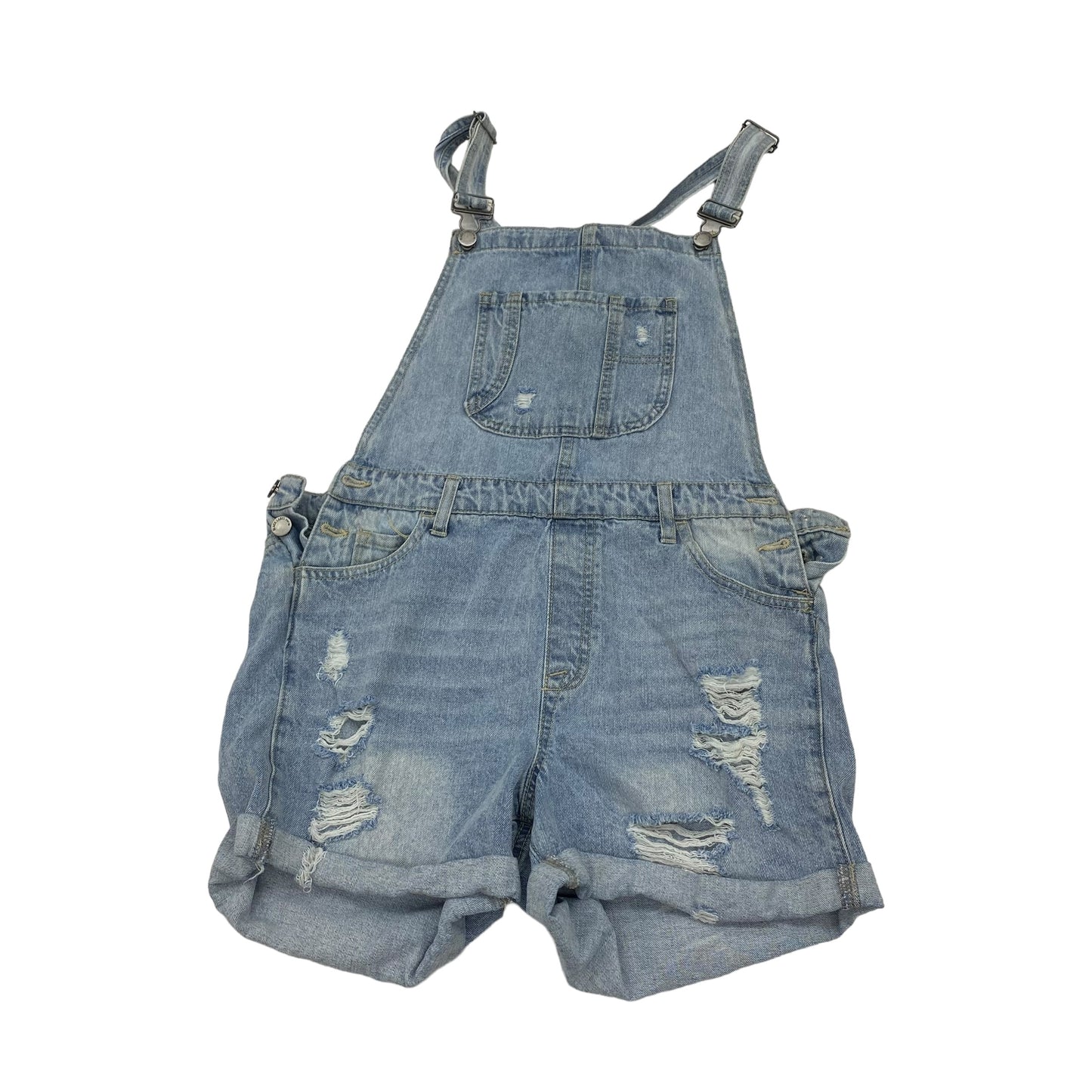 BLUE DENIM SHORTALLS by CLOTHES MENTOR Size:M