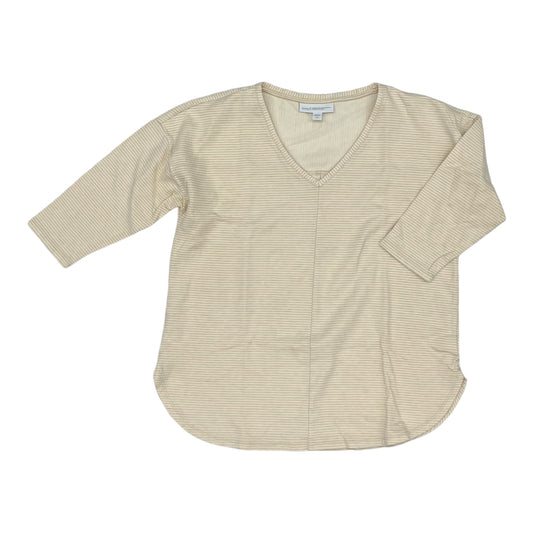 Top 3/4 Sleeve By Pure Jill In Tan, Size:Petite   S