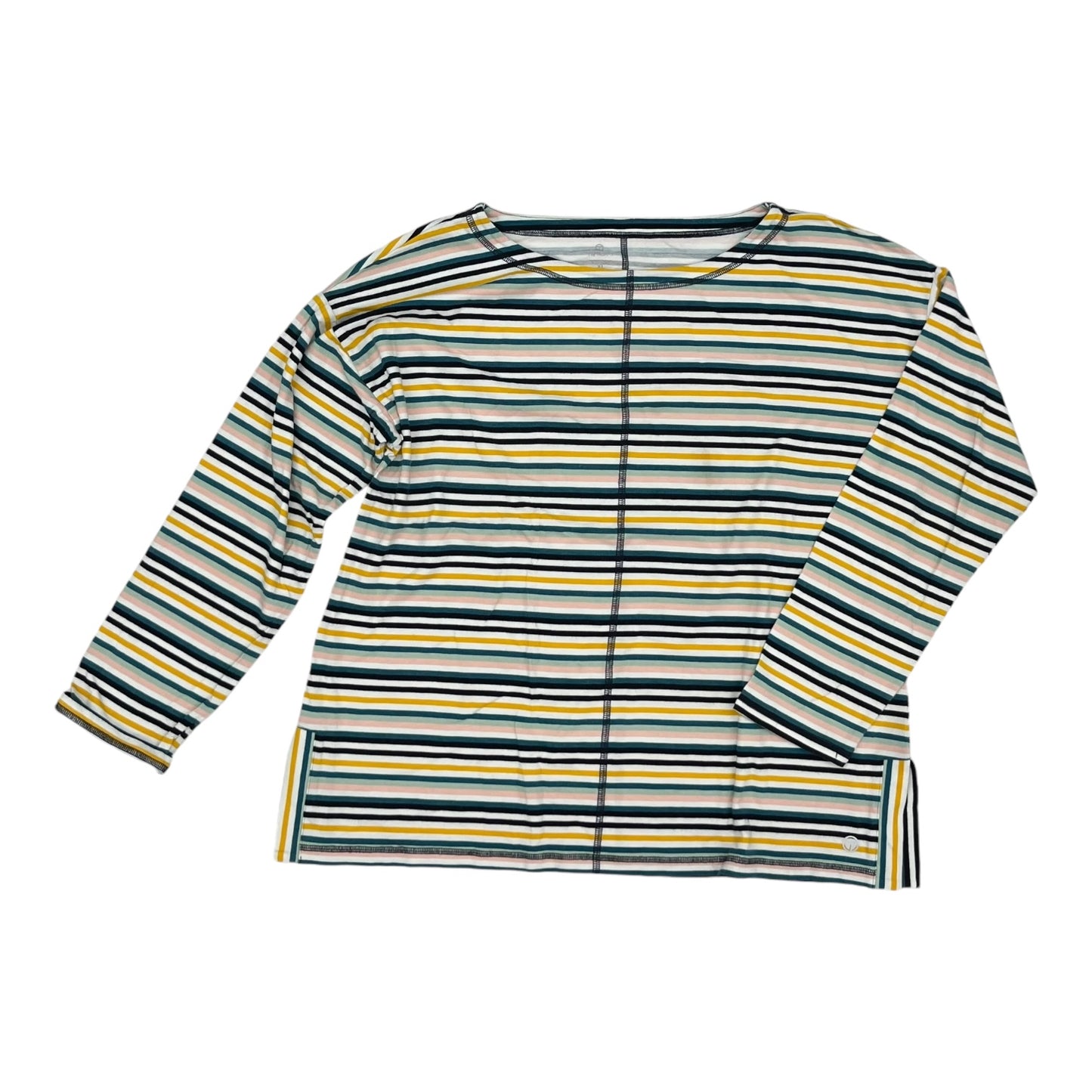 Top Ls By Talbots In Striped Pattern, Size:Xl